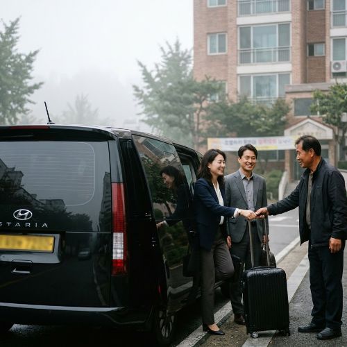 공항 이동·차량 선택 안내 이미지