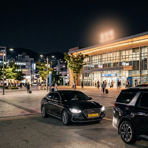 공항 이동·차량 선택 안내 이미지