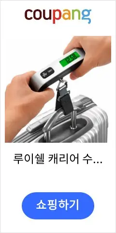 루이쉘 캐리어 수화물 핸디 저울 낚시 스트랩형 디지털, 1개