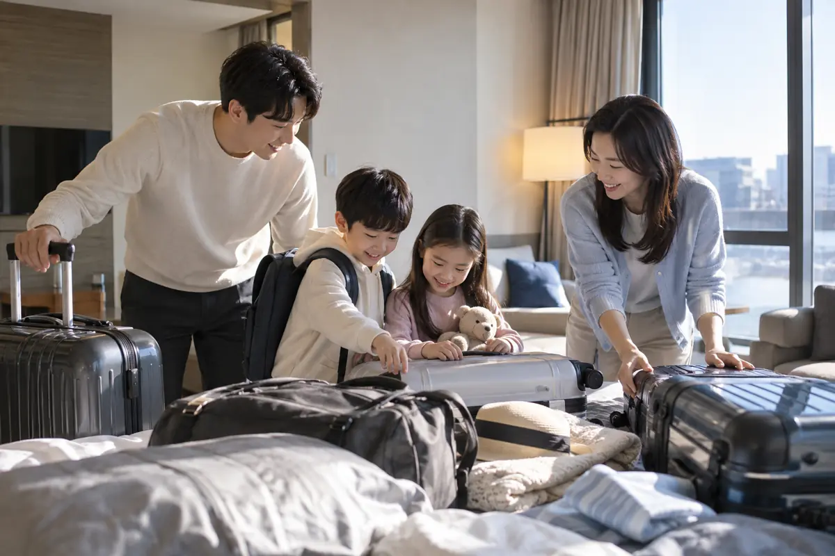 나주 공항 이동: 가방 크기·개수와 추가 짐을 확인하는 준비 과정