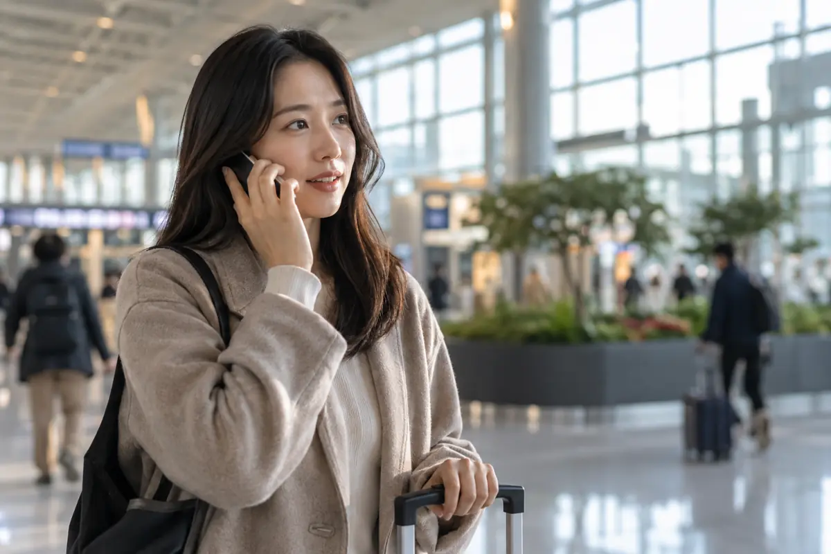나주 공항 이동: 수하물을 찾은 뒤 만날 장소를 확인하는 준비 과정